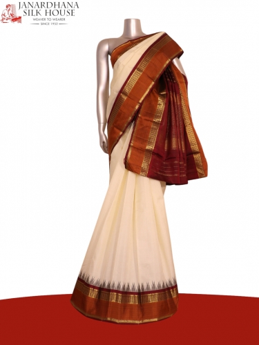 Pure Handloom Kanjeevaram Silk Saree